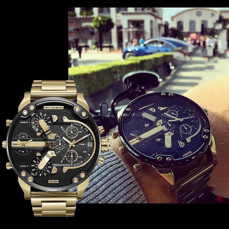 Stainless Steel Chronograph Quartz Watch