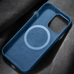 Italian Alcantara Magnetic Case for Iphone