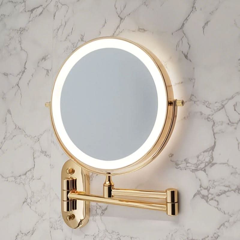 LUXMIRROR – Deluxe Golden Makeup Mirror