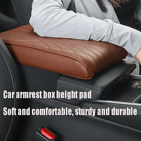 Exclusive logo armrest cushion for the armrest cover in the car