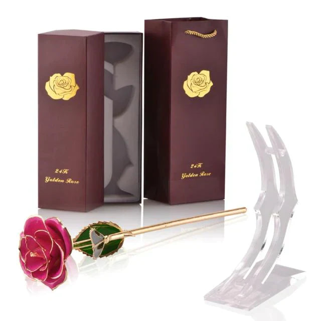 24k Gold Dipped Eternal Rose