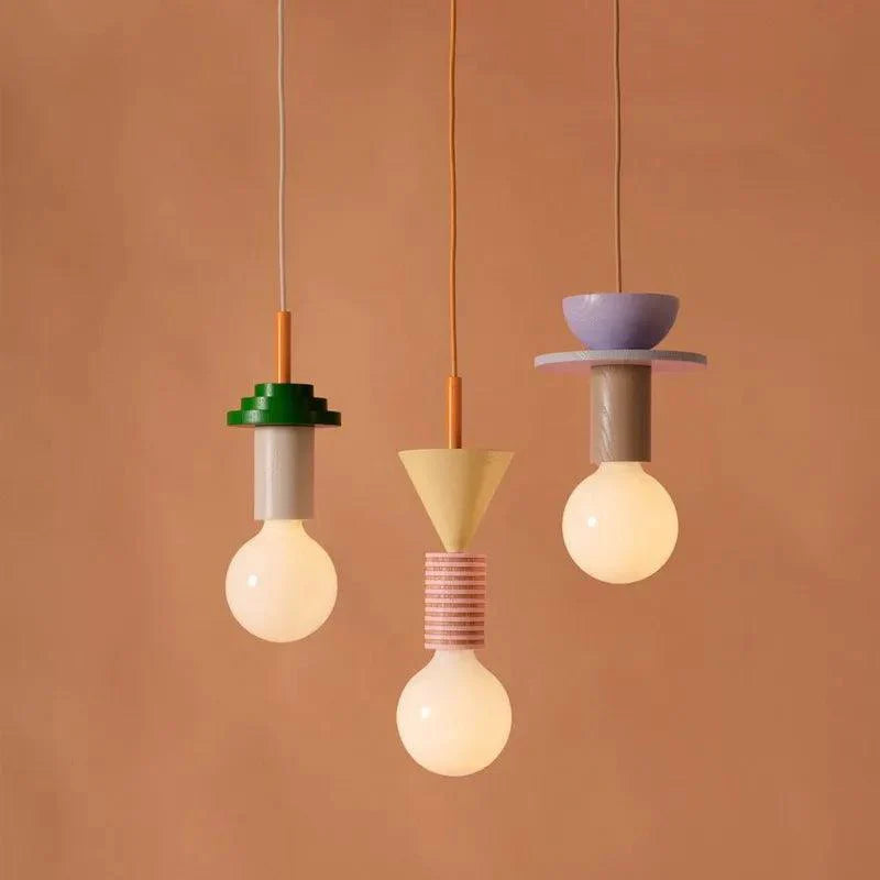 Chandelier in geometric shape