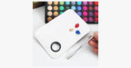 Beautiful stainless steel mixing palette with spatula tool