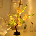 EucalyptusGlow Tree - LED Bonsai Lamp with Rechargeable Drive