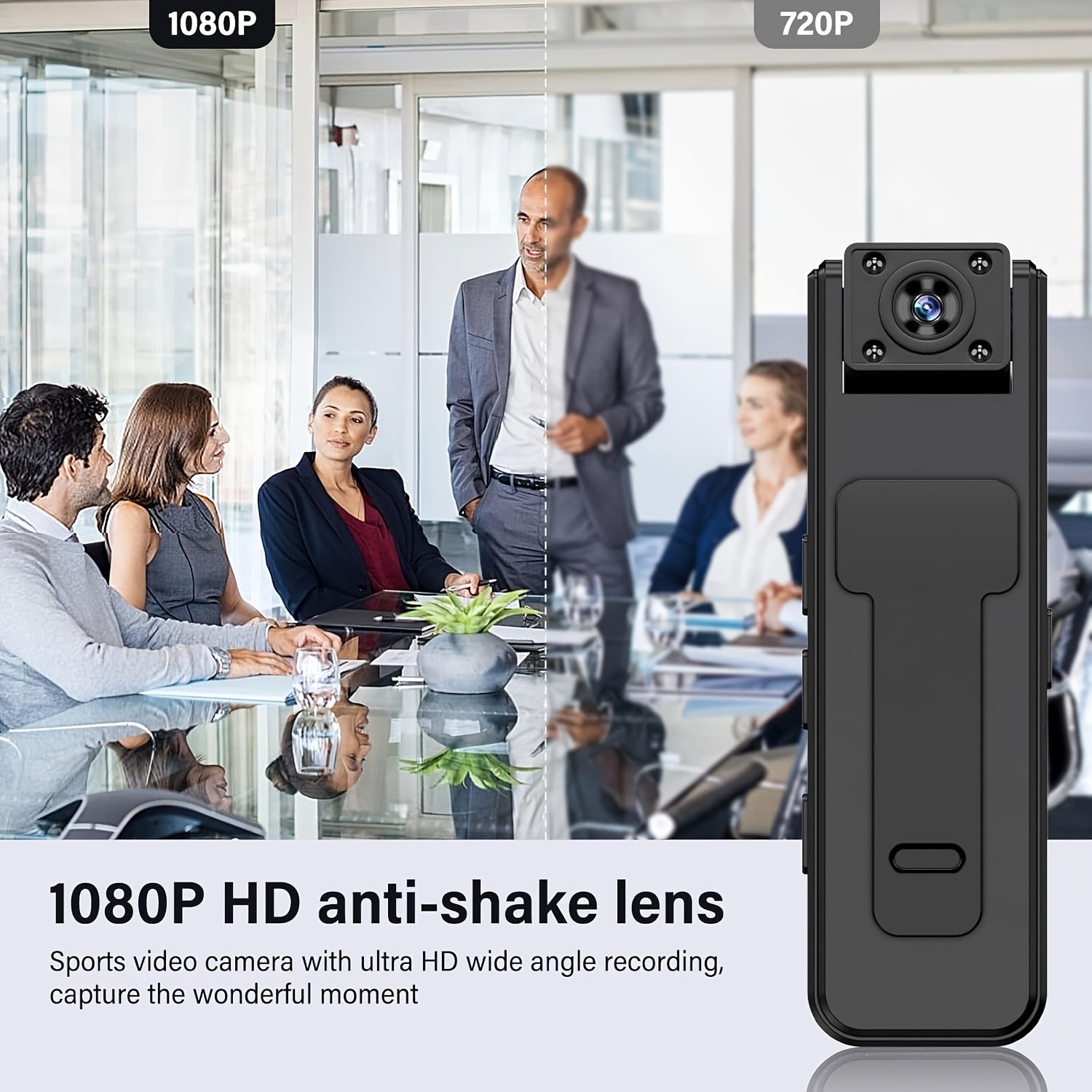 Mini Camera with Clip for Video Recording