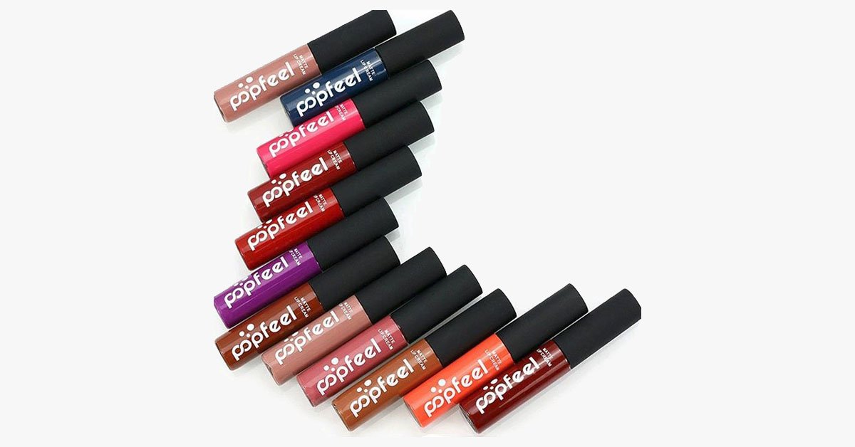 Eternal Velvet Matte Lipstick Set with 12 Shades – Your Everyday Look