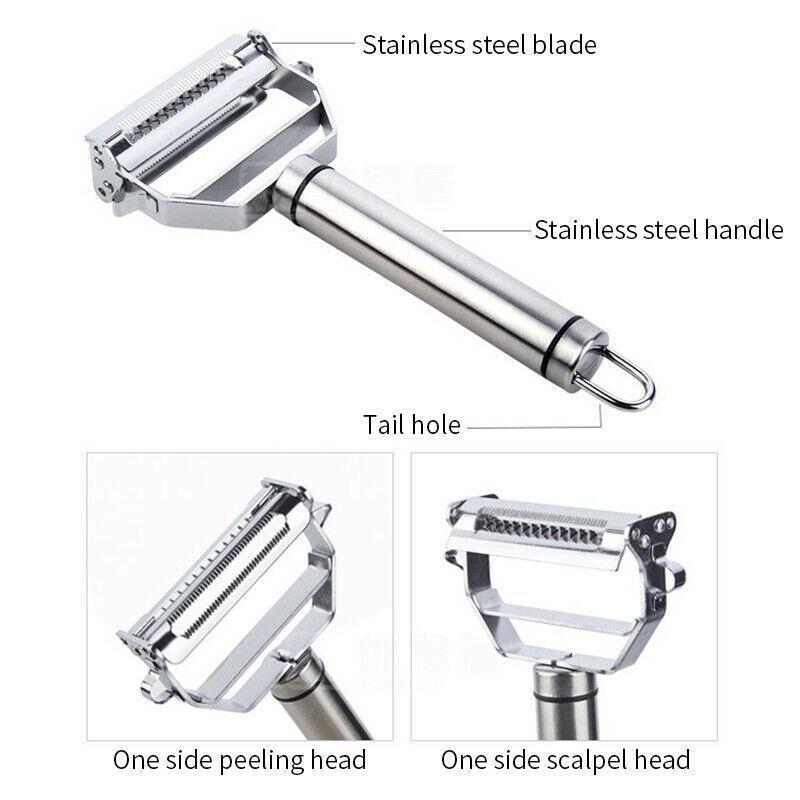 Stainless Steel Multi-Functional Vegetable Peeler
