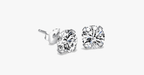 Crystal Stud Earrings - 4mm