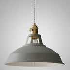 Industrial Retro Pendant Lamp Metal 1-Light | Vintage Pendant Lamp For Restaurant & Dining Room | E27 LED compatible