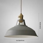 Industrial Retro Pendant Lamp Metal 1-Light | Vintage Pendant Lamp For Restaurant & Dining Room | E27 LED compatible
