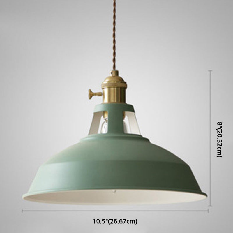Industrial Retro Pendant Lamp Metal 1-Light | Vintage Pendant Lamp For Restaurant & Dining Room | E27 LED compatible