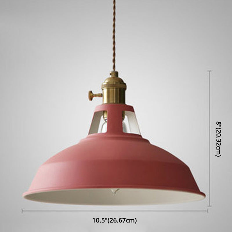 Industrial Retro Pendant Lamp Metal 1-Light | Vintage Pendant Lamp For Restaurant & Dining Room | E27 LED compatible