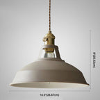 Industrial Retro Pendant Lamp Metal 1-Light | Vintage Pendant Lamp For Restaurant & Dining Room | E27 LED compatible