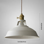 Industrial Retro Pendant Lamp Metal 1-Light | Vintage Pendant Lamp For Restaurant & Dining Room | E27 LED compatible