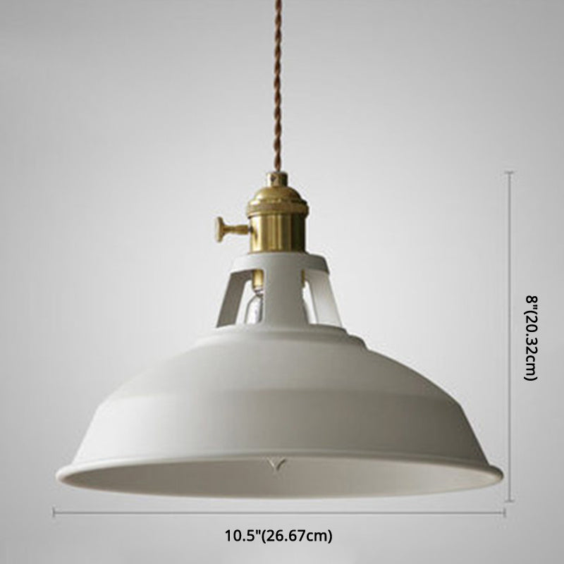 Industrial Retro Pendant Lamp Metal 1-Light | Vintage Pendant Lamp For Restaurant & Dining Room | E27 LED compatible