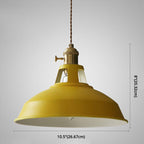 Industrial Retro Pendant Lamp Metal 1-Light | Vintage Pendant Lamp For Restaurant & Dining Room | E27 LED compatible