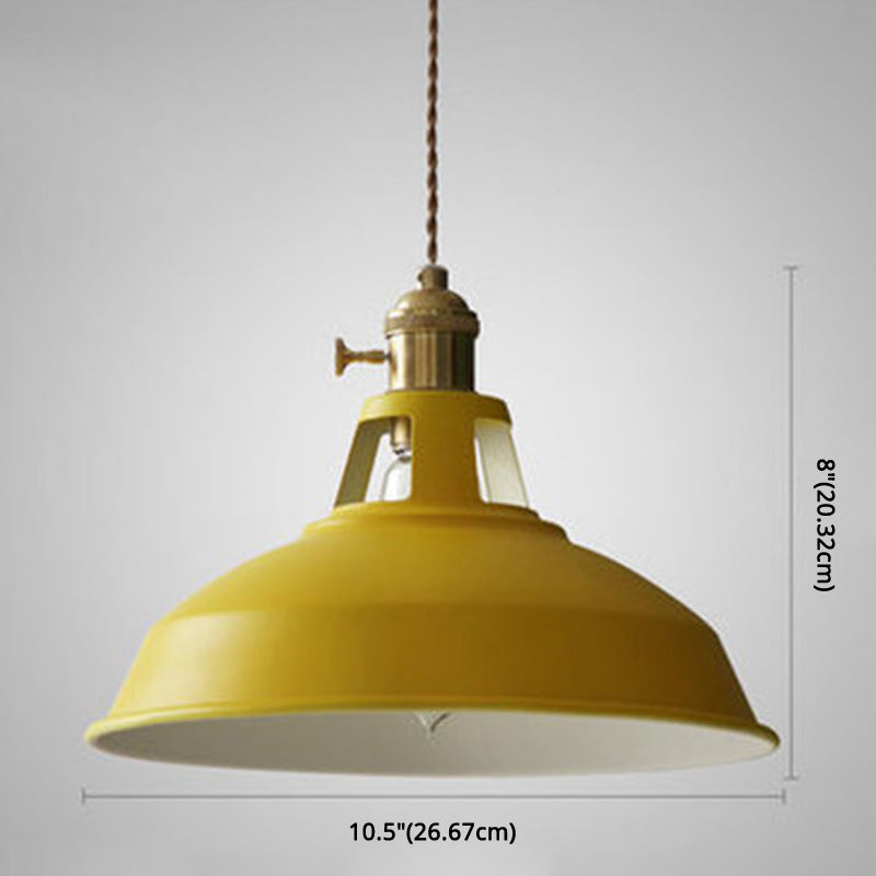 Industrial Retro Pendant Lamp Metal 1-Light | Vintage Pendant Lamp For Restaurant & Dining Room | E27 LED compatible