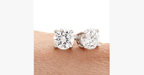 Crystal Stud Earrings - 4mm