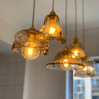 Oval Crystal Ceiling Light in Black - Stylish Lighting for Living Room and Dining Room