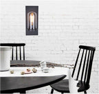 Industrial metal wall lamp 1-head bar lamp with glass shade for bedroom living room