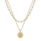 Golden Initial Necklaces for Women