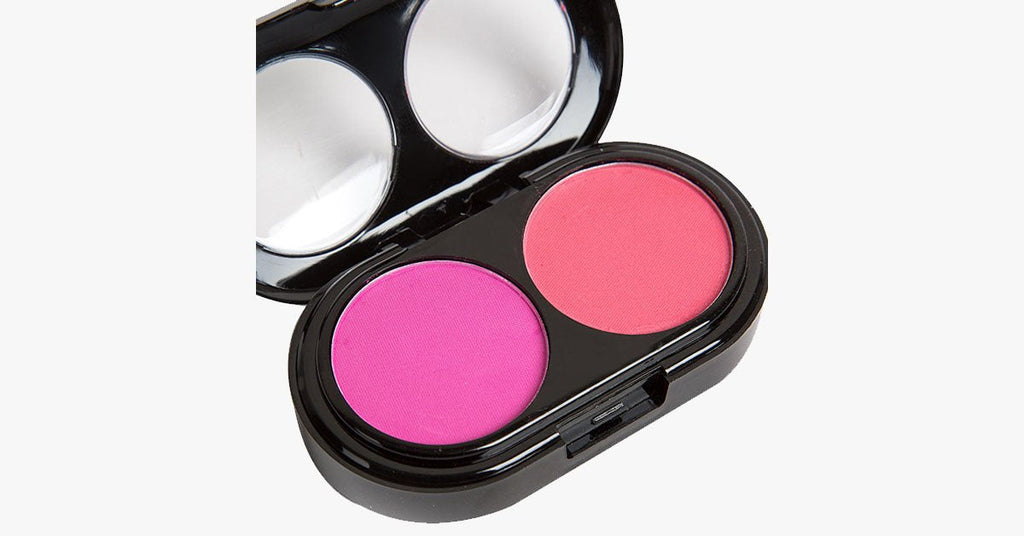 2 Colors Blush Palette – Bring a rosy pink glow to your cheeks