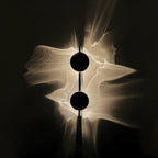 Rotatable Ripple-Light Wall Sconce with Aluminum and Stainless Steel