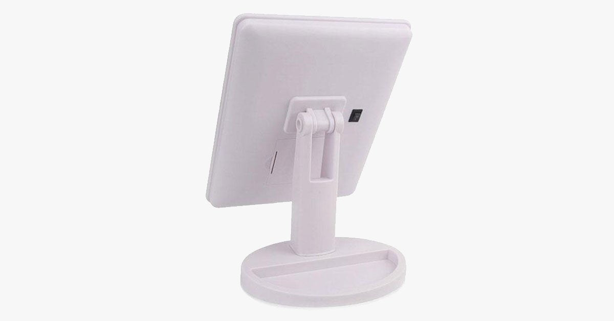 LED Sensor Makeup Mirror with 180-Degree Swivel Function - Use it your way