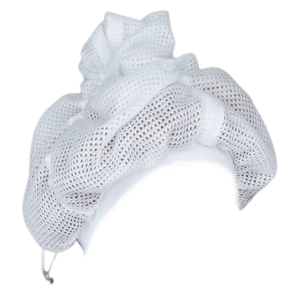 Net Plopping Cap for Curly Hair – Frizz-Free Drying Bonnet