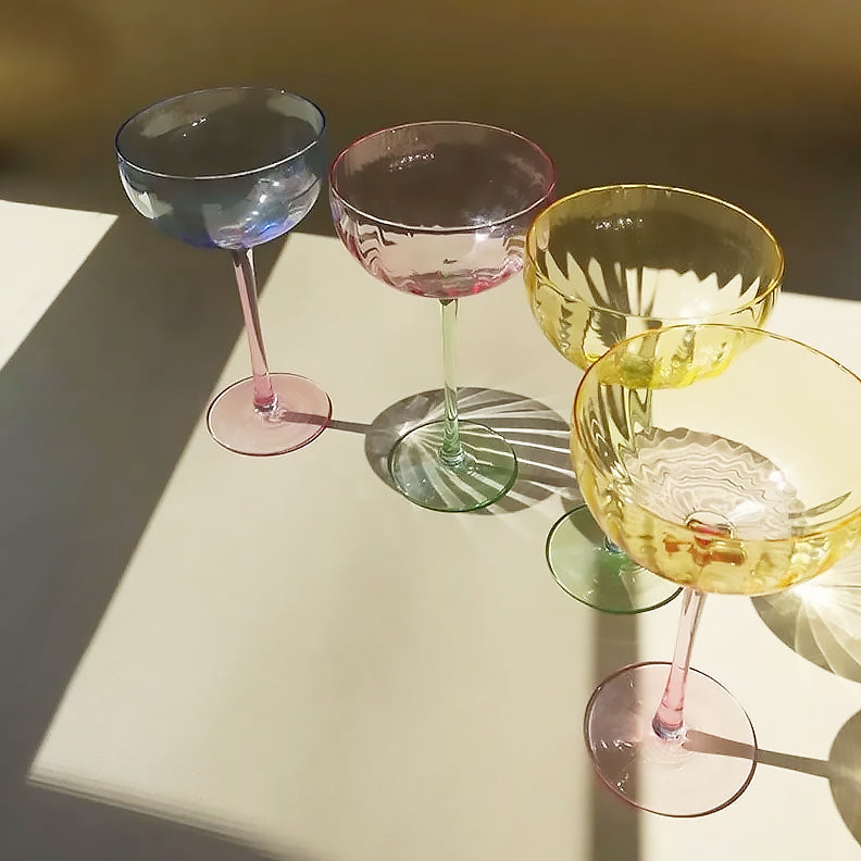 Colored Pumpkin Glassware
