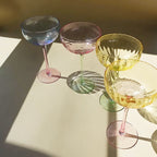 Colored Pumpkin Glassware