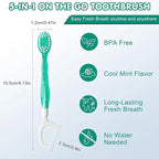 26 pieces 5-in-1 mini toothbrush set