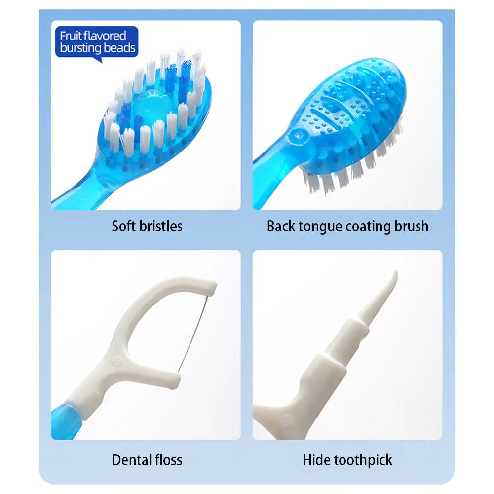 26 pieces 5-in-1 mini toothbrush set
