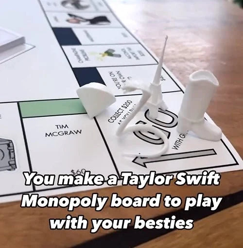 SWIFTOPOLY - TS 'Swiftie' Monopoly Board Game