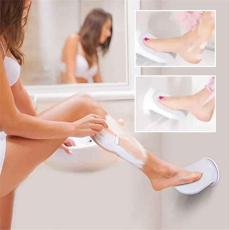 Suction Cup Footrest – More safety when shaving in the shower