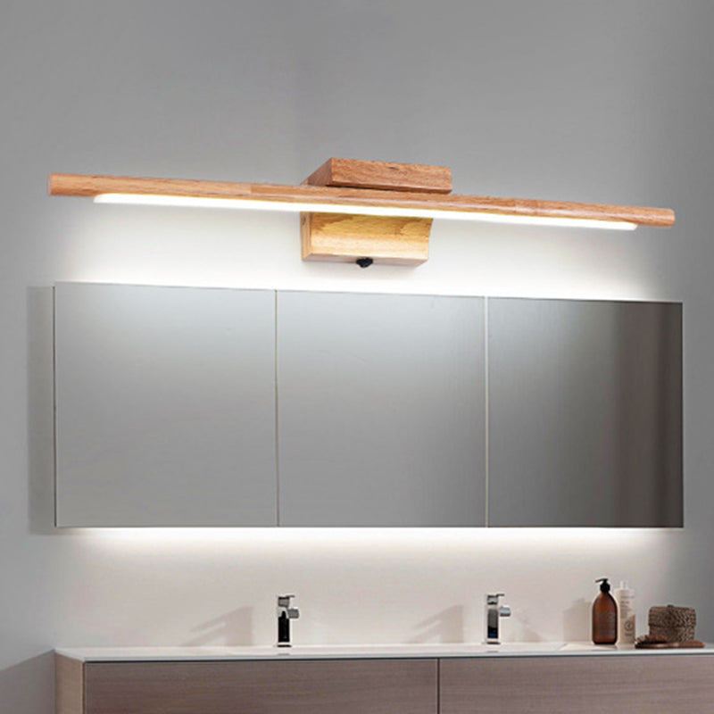 Wood LED Wall-Mounted Lighting Simplicity Residence Wall Lamp Lights for Bathroom