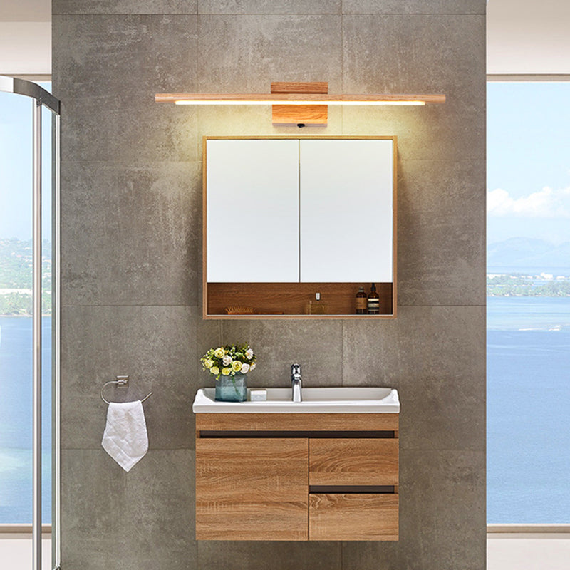 Wood LED Wall-Mounted Lighting Simplicity Residence Wall Lamp Lights for Bathroom