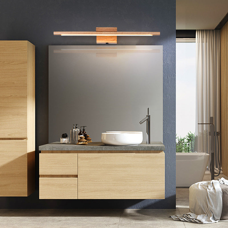 Wood LED Wall-Mounted Lighting Simplicity Residence Wall Lamp Lights for Bathroom