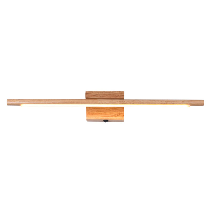 Wood LED Wall-Mounted Lighting Simplicity Residence Wall Lamp Lights for Bathroom