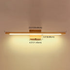 Wood LED Wall-Mounted Lighting Simplicity Residence Wall Lamp Lights for Bathroom
