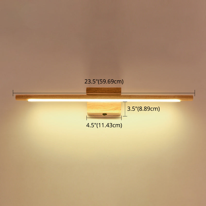Wood LED Wall-Mounted Lighting Simplicity Residence Wall Lamp Lights for Bathroom