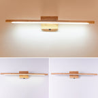 Wood LED Wall-Mounted Lighting Simplicity Residence Wall Lamp Lights for Bathroom