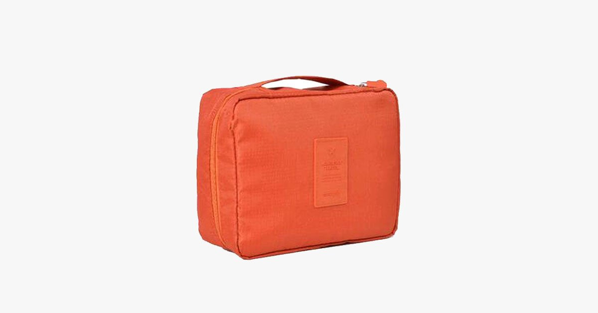Compact Travel Cosmetic Bag