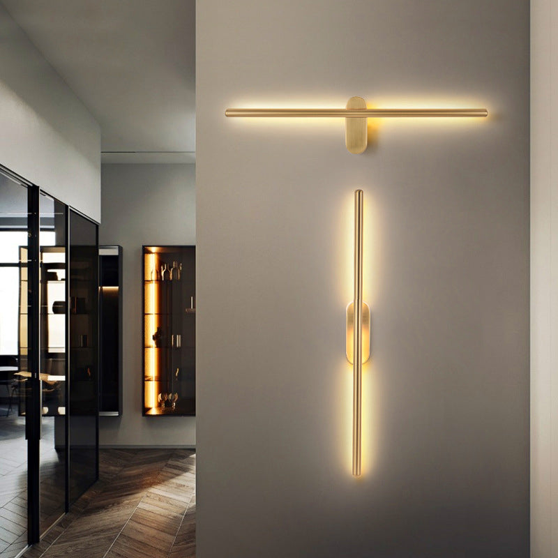 Linear Stripes Wall Lighting Modern Metal Wall Mount Lamp for Bedroom Living Room