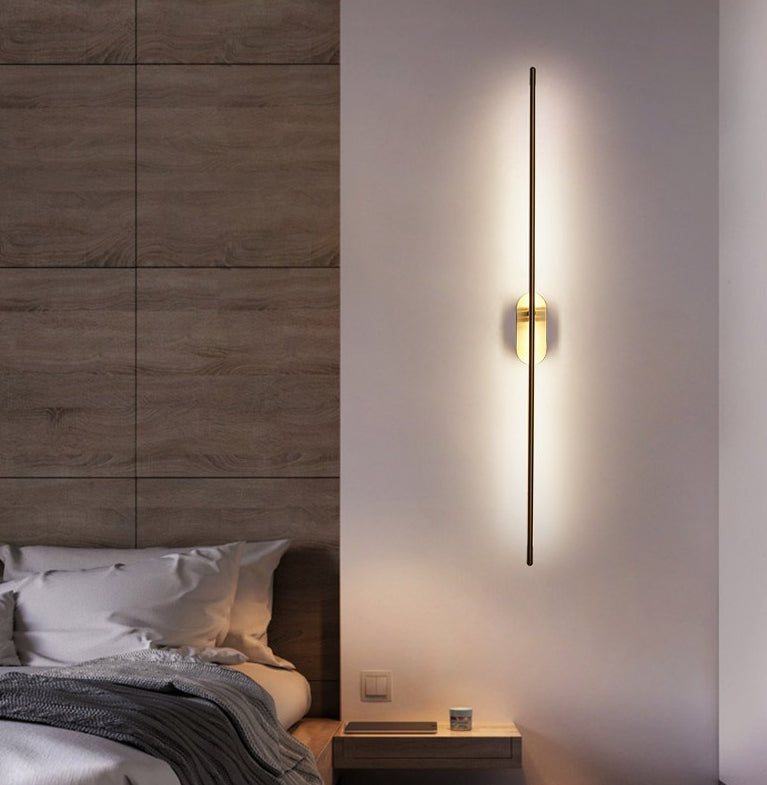 Linear Stripes Wall Lighting Modern Metal Wall Mount Lamp for Bedroom Living Room
