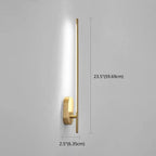 Linear Stripes Wall Lighting Modern Metal Wall Mount Lamp for Bedroom Living Room
