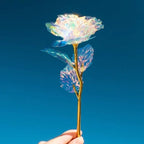 For the Gift to Your Loved Ones - Colorful Glass Rose