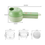 4-in-1 Electric Kitchen Package includes chopper and cutting tool
