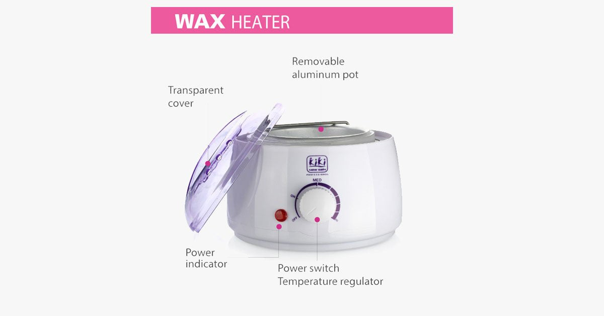 Compact wax bean heating device
