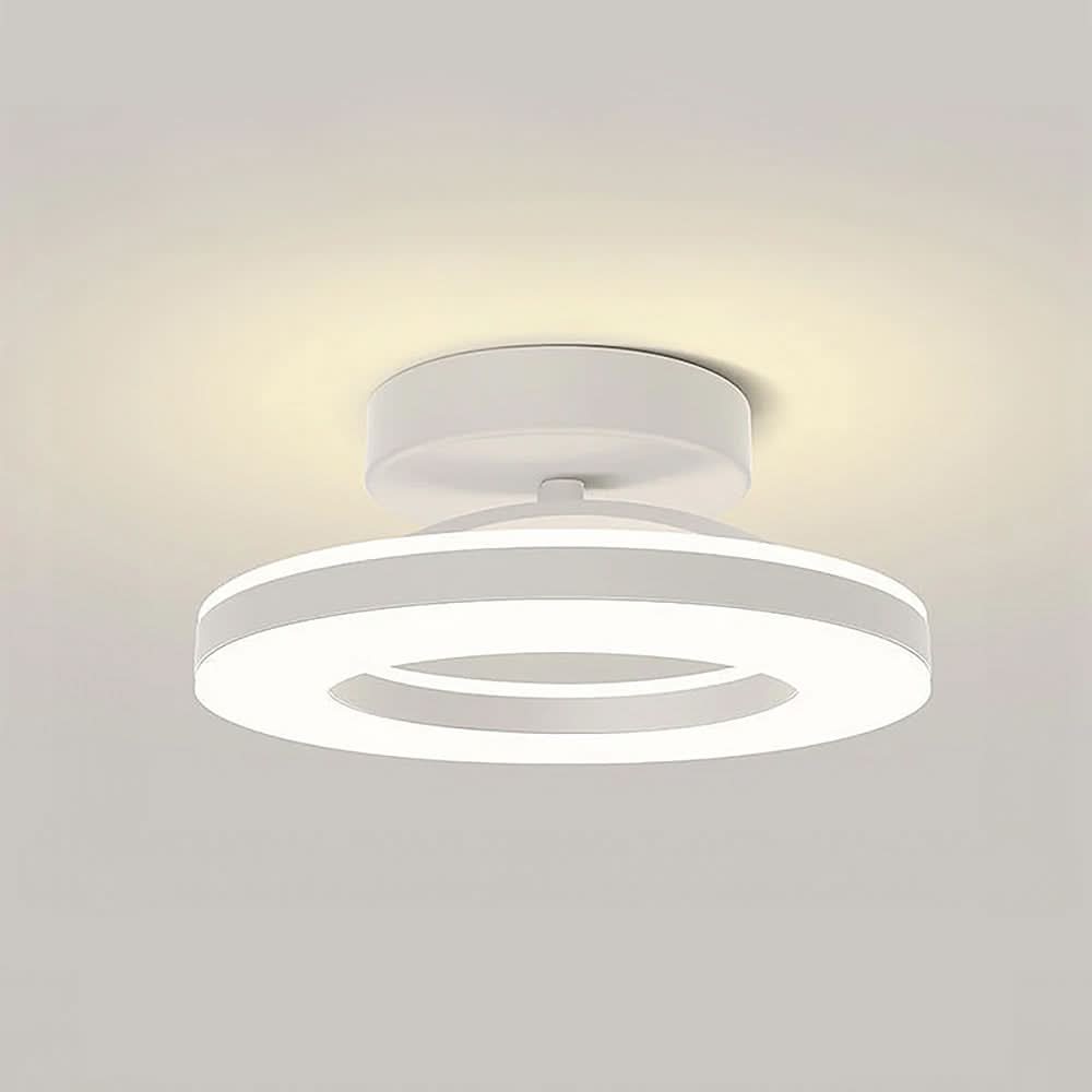 ZAYNO Black LED Ceiling Light – Modern Flush Mount